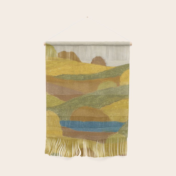 Golden Hills, Quiet Lake Wall Hanging Gallery Image 1