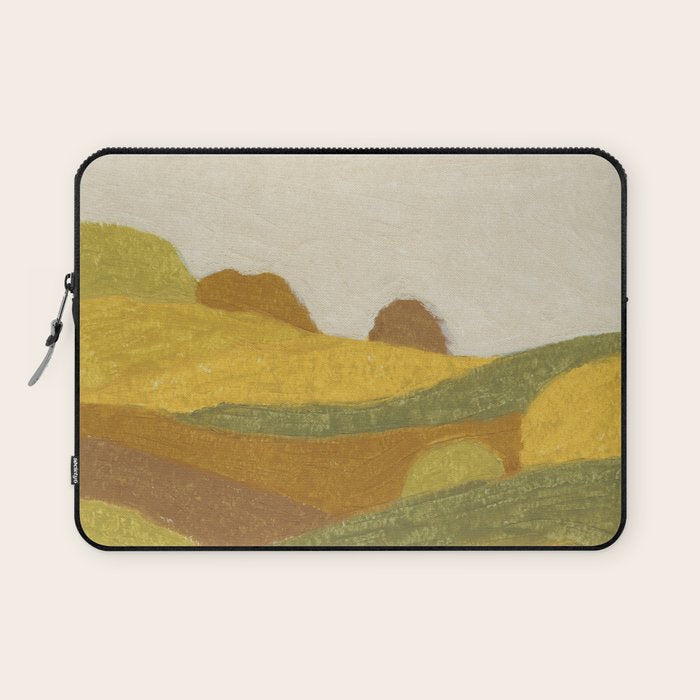 Golden Hills, Quiet Lake Laptop Sleeve Gallery Image 1