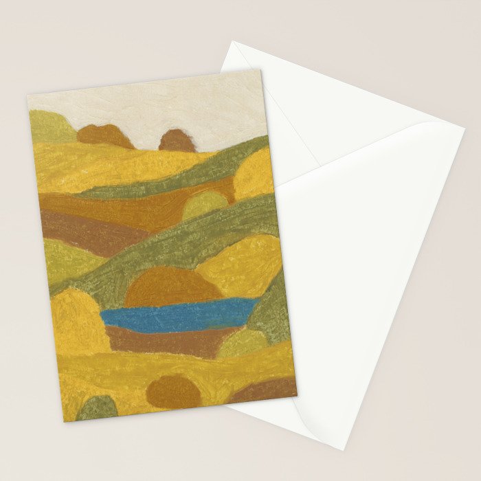 Golden Hills, Quiet Lake Stationery Card Gallery Image 2