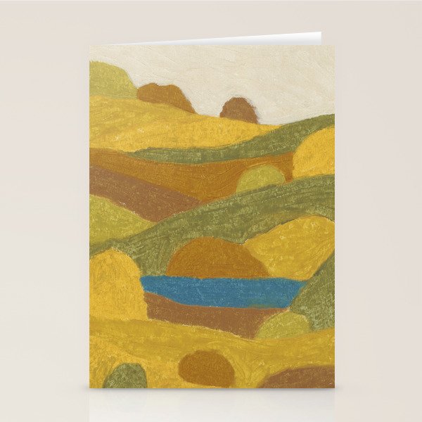 Golden Hills, Quiet Lake Stationery Card Gallery Image 2