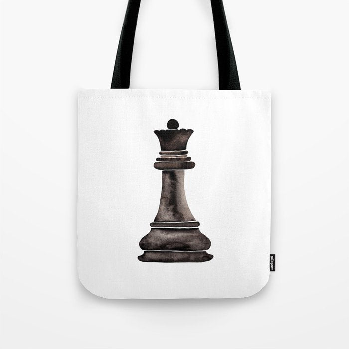 Queen (watercolor painting) Tote Bag Gallery Image 1
