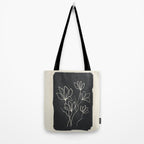 Line Wildflowers 1 Tote Bag Gallery Image 2