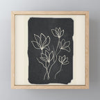 Line Wildflowers 1 Mini Art Print Gallery Image 1