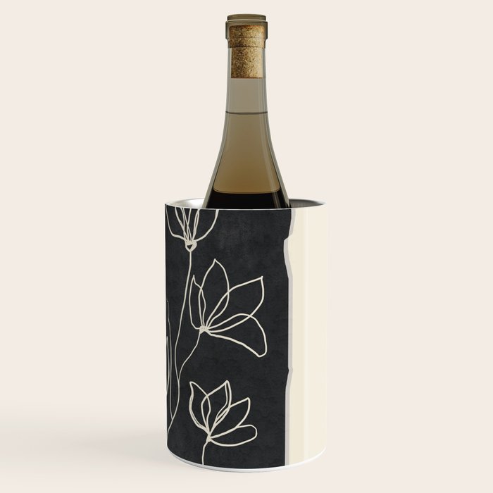 Line Wildflowers 1 Wine Chiller Gallery Image 3