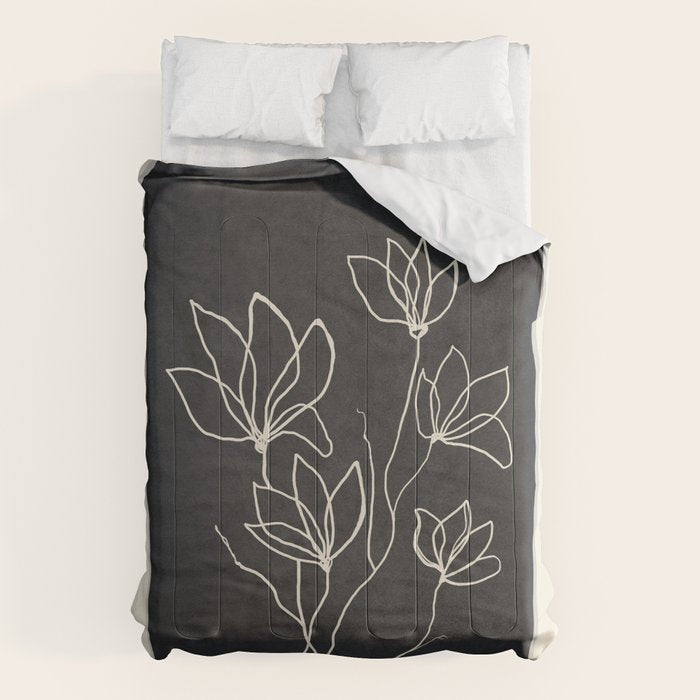 Line Wildflowers 1 Comforter Gallery Image 1