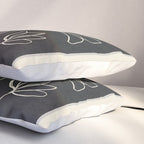 Line Wildflowers 1 Pillow Sham Gallery Image 3