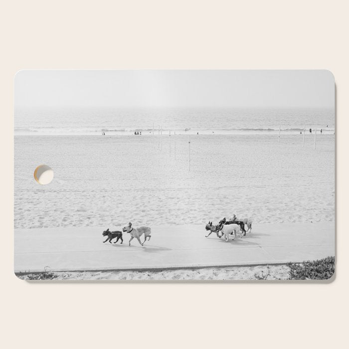 Puppy Traffic, French Bulldogs, Frenchie Art, French Bulldog Gifts Cutting Board Gallery Image 1