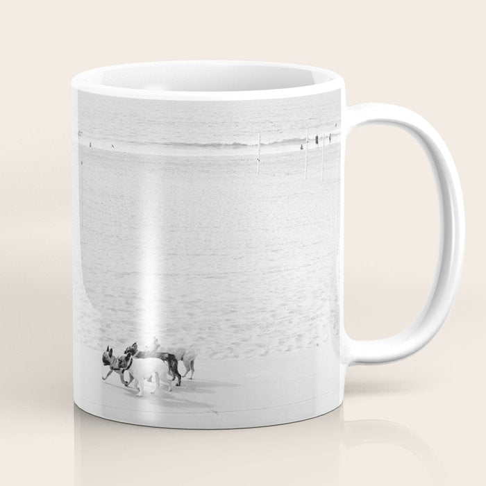 Puppy Traffic, French Bulldogs, Frenchie Art, French Bulldog Gifts Coffee Mug Gallery Image 1