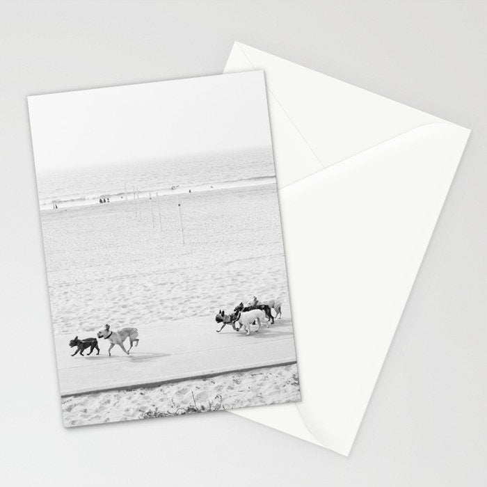 Puppy Traffic, French Bulldogs, Frenchie Art, French Bulldog Gifts Stationery Card Gallery Image 2