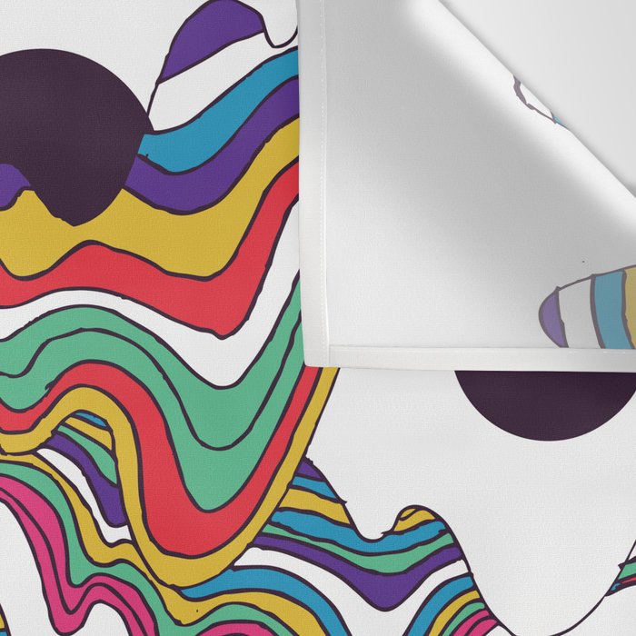 Psychedelic Planet Wall Tapestry Gallery Image 3