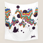 Psychedelic Planet Wall Tapestry Gallery Image 4