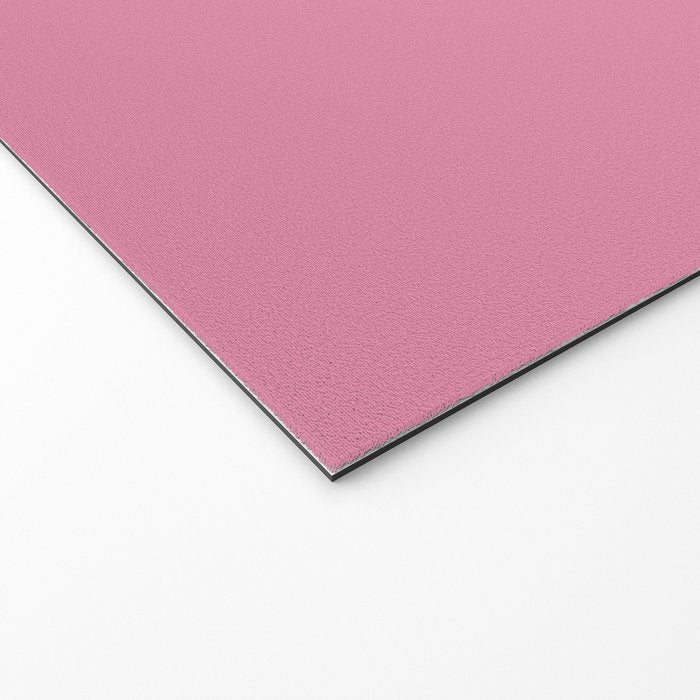 Bubble Gum Pink Solid Color Welcome Mat Gallery Image 2