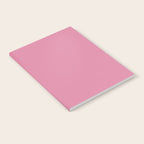 Bubble Gum Pink Solid Color Notebook Gallery Image 2