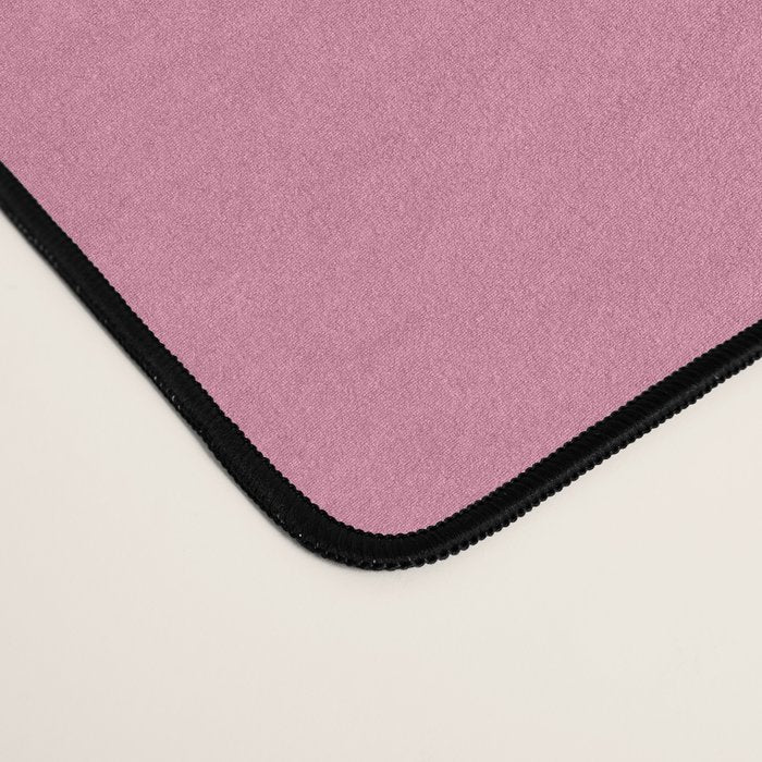 Bubble Gum Pink Solid Color Desk Mat Gallery Image 4