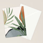 Abstract Art Tropical Leaves 10 Stationery Card Gallery Image 2