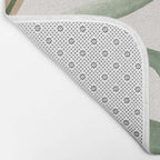 Abstract Art Tropical Leaves 10 Bath Mat Gallery Image 2
