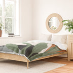 Abstract Art Tropical Leaves 10 Duvet Cover Gallery Image 2