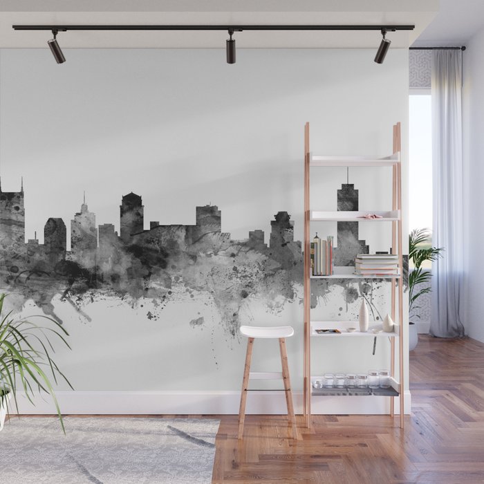 Nashville Tennessee Skyline Wall Mural Gallery Image 1