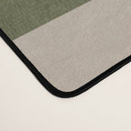 Abstract Minimalist Artwork Olive Green Black Desk Mat Gallery Image 4