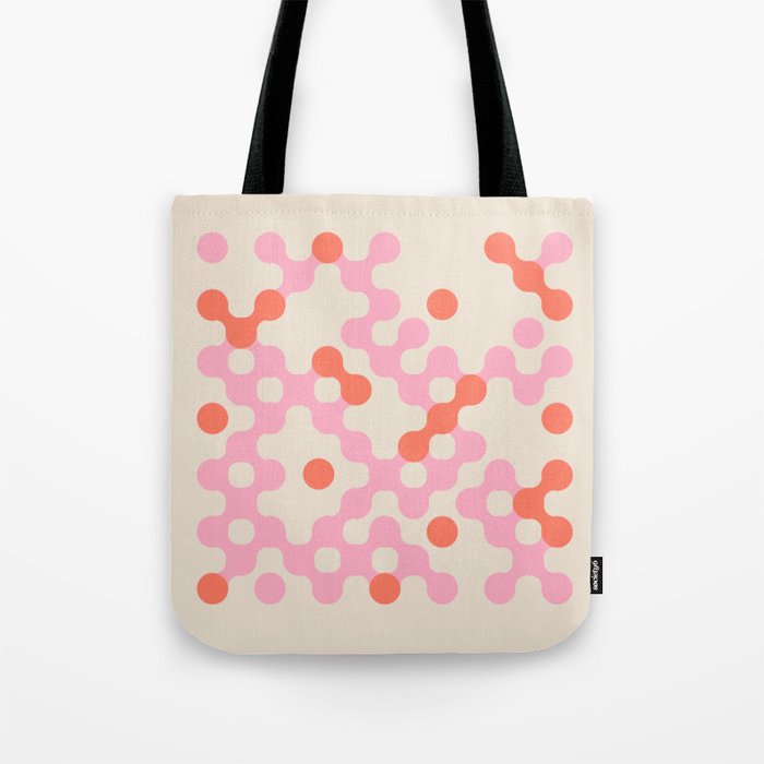 Circles: PATTERN 01 | The Peach Edition Tote Bag Gallery Image 1