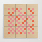 Circles: PATTERN 01 | The Peach Edition Wood Wall Art Gallery Image 1