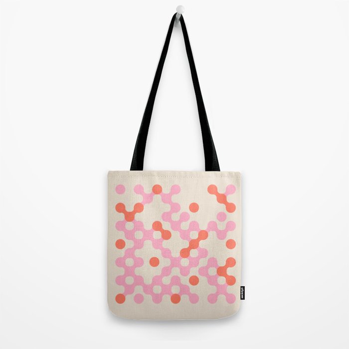 Circles: PATTERN 01 | The Peach Edition Tote Bag Gallery Image 2