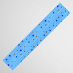 Celestial Star Twinkle in Blue Watercolor Table Runner Gallery Image 3