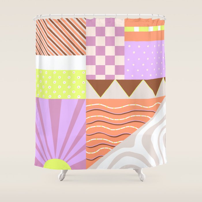 Sun City Shower Curtain Gallery Image 1