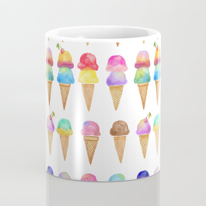 Summer Ice Cream Cones Coffee Mug Gallery Image 4