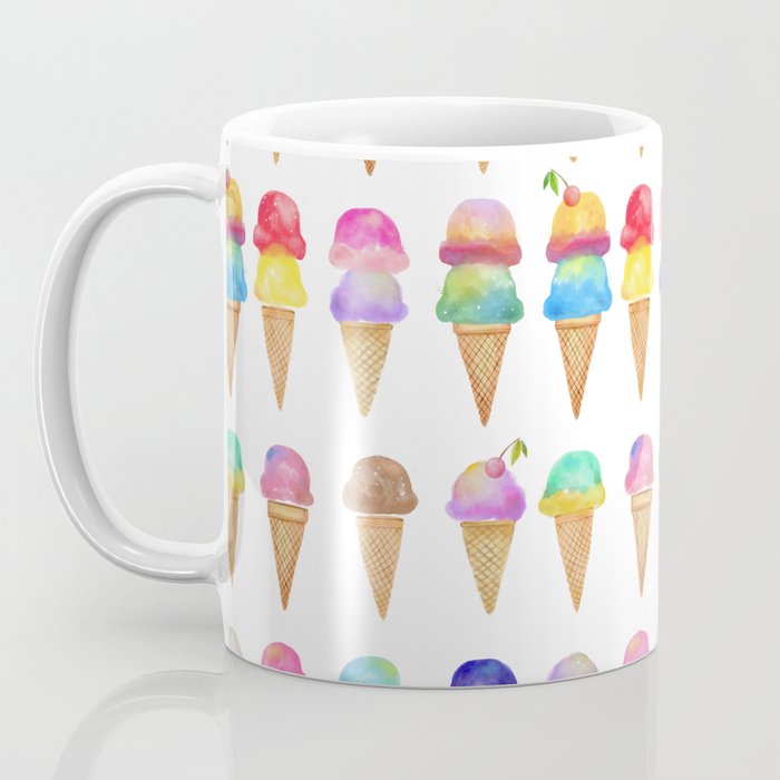 Summer Ice Cream Cones Coffee Mug Gallery Image 3