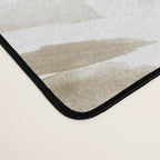 Boho herringbone in coffee shades - watercolor chevron  Desk Mat Gallery Image 4