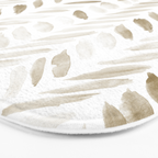 Boho herringbone in coffee shades - watercolor chevron  Bath Mat Gallery Image 3