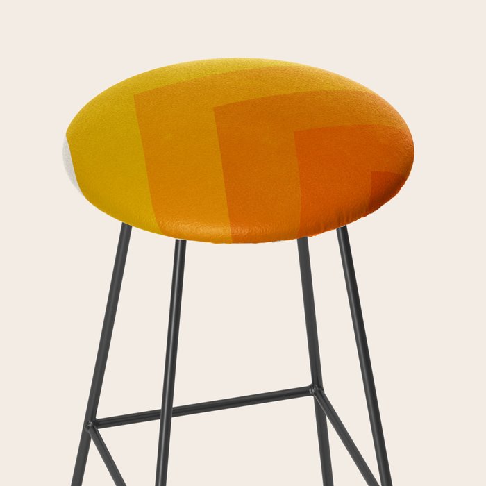 Chevron Waves: Retro Summer Edition Stool Gallery Image 2
