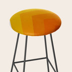 Chevron Waves: Retro Summer Edition Stool Gallery Image 2