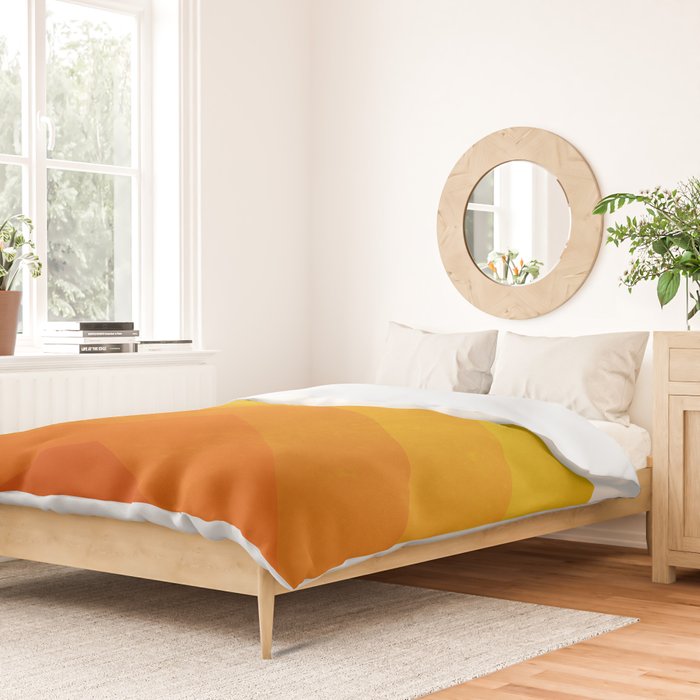Chevron Waves: Retro Summer Edition Duvet Cover Gallery Image 2