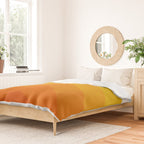 Chevron Waves: Retro Summer Edition Duvet Cover Gallery Image 2