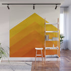 Chevron Waves: Retro Summer Edition Wall Mural Gallery Image 1