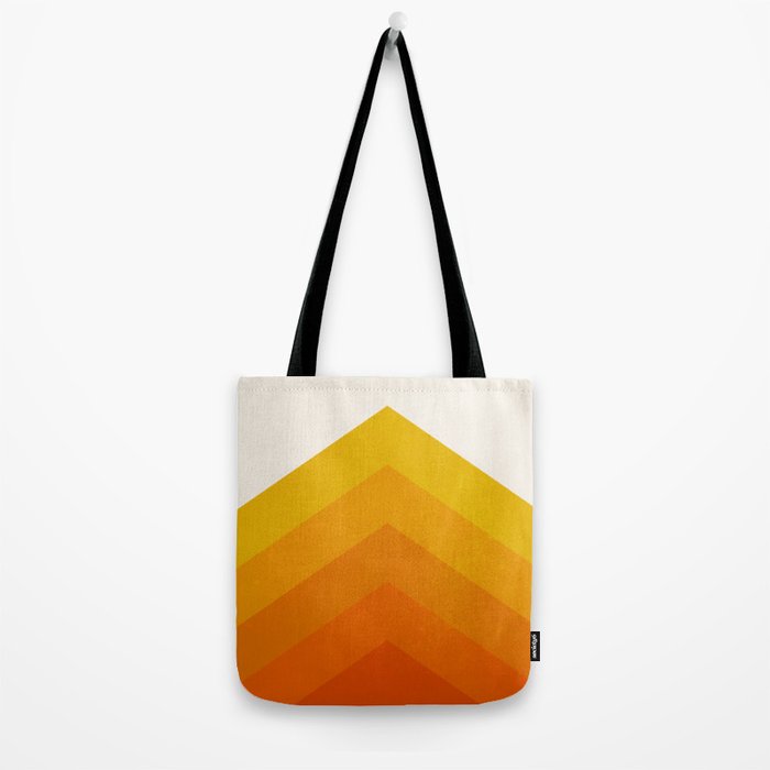 Chevron Waves: Retro Summer Edition Tote Bag Gallery Image 2