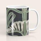 Art Nouveau Botanical Coffee Mug Gallery Image 1