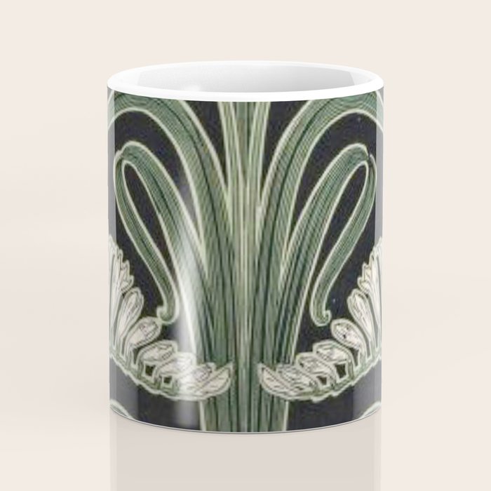 Art Nouveau Botanical Coffee Mug Gallery Image 4
