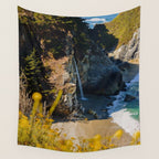 McWay Falls Wall Tapestry Gallery Image 4