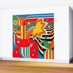Colorful Landscape Wall Mural Gallery Image 2