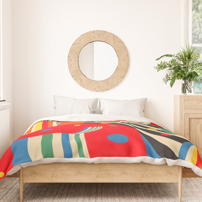 Colorful Landscape Duvet Cover Gallery Image 3