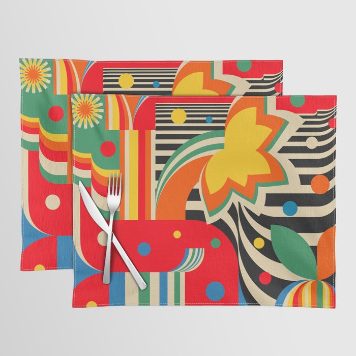 Colorful Landscape Placemat Gallery Image 1