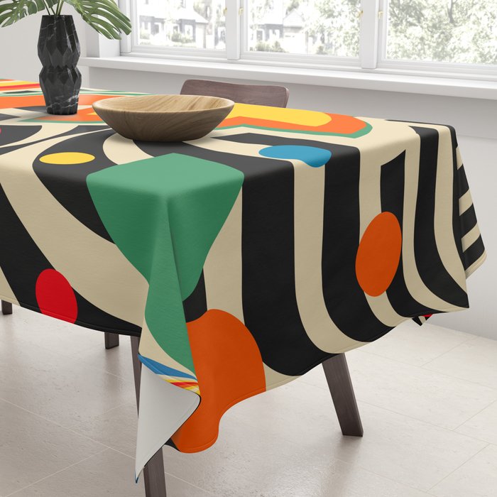 Colorful Landscape Tablecloth Gallery Image 3