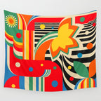 Colorful Landscape Wall Tapestry Gallery Image 4