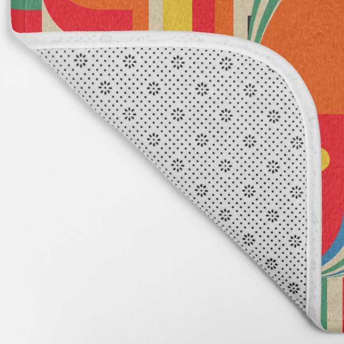 Colorful Landscape Bath Mat Gallery Image 2