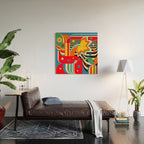 Colorful Landscape Wood Wall Art Gallery Image 2