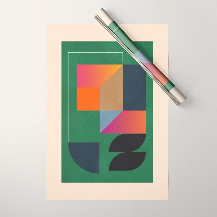 Geometric Abstraction 109 Wrapping Paper Gallery Image 1