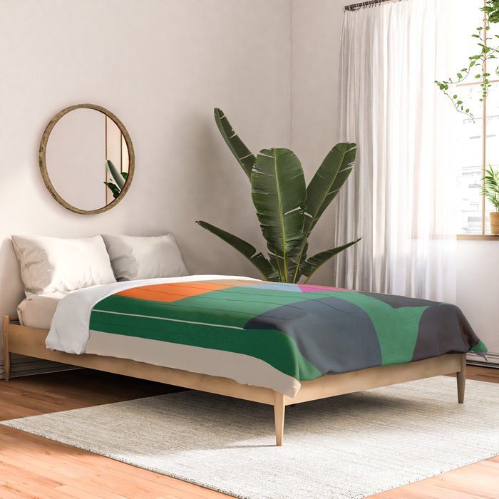 Geometric Abstraction 109 Comforter Gallery Image 2